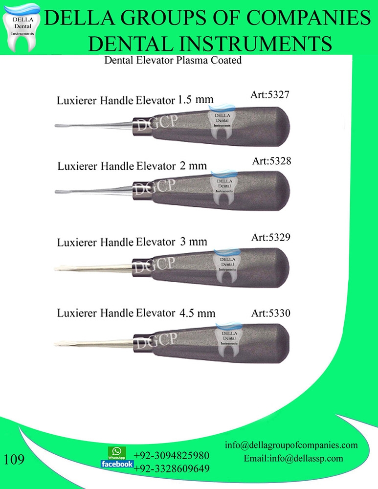 Dental Elevator Plasma Coated